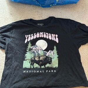 Yellowstone National Park Black T-Shirt